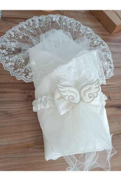 Tomuycuk Baby Outer Swaddle Blanket Newborn Baby Swaddle Girl Boy Hospital Exit Mevlütlük Cotton