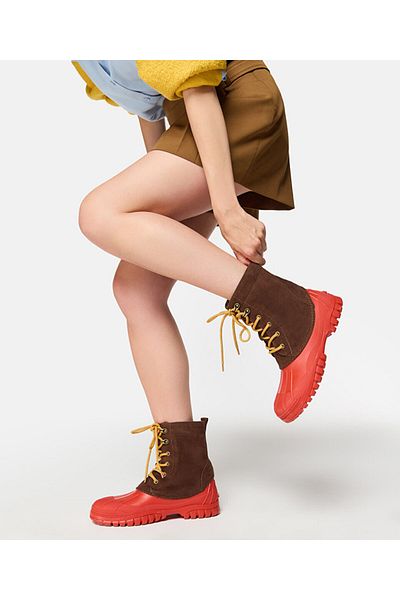 Twist Colorblock Boots