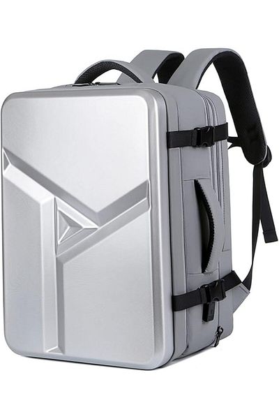 COOYA Hard Shell Laptop Backpack, 20L Expandable, Waterproof, Portable Charging with Wet Pocket