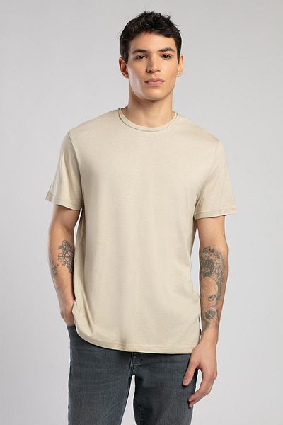 Lee Cooper Gael Men's O-Neck T-Shirt Beige