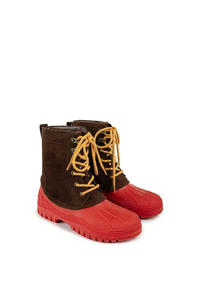 Twist Colorblock Boots