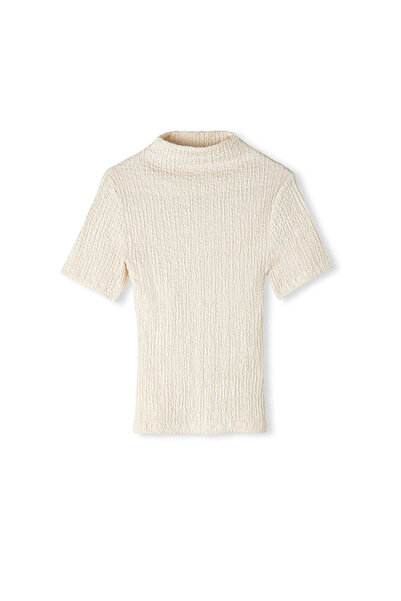 Twist Slim Fit Textured T-Shirt