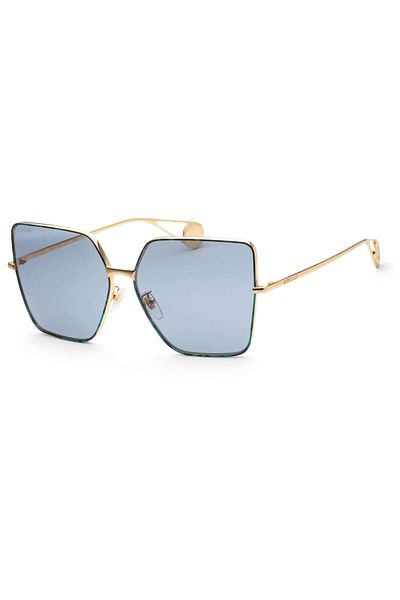 Gucci Blue Oversize Unisex Sunglasses