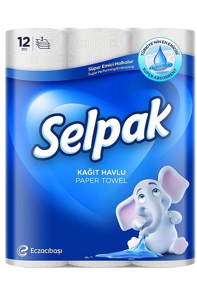 Selpak Paper Towels (3 Layers) Set of 36 (3Pk*12)