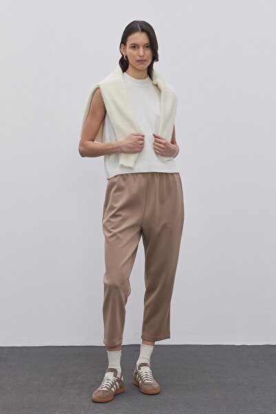 Fahhar Women's Scuba Pants Mink Model Select with Strong Zipper