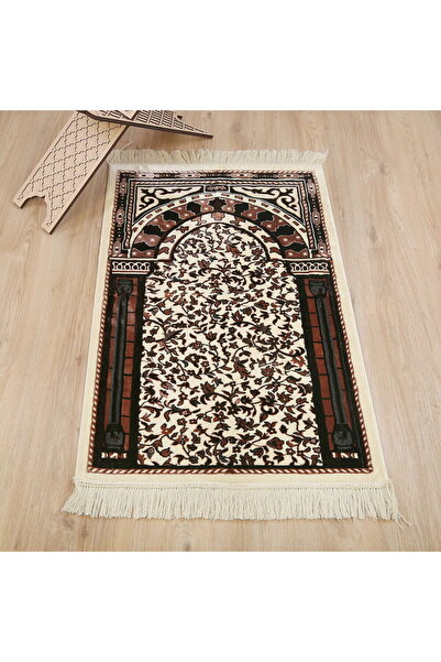 İkranur Χαλί Μεδίνας Τύπου Χοντρό Μαλακό Βελούδινο Χαλί Προσφοράς Εκλεκτό - Κ...