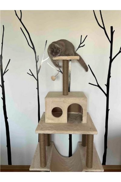 Nursoft Zooplus Tower XXL Cat Scratching and Playing House Platform