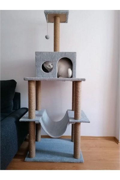 Nursoft Zooplus Tower XXL Cat Scratching and Playing House Platform