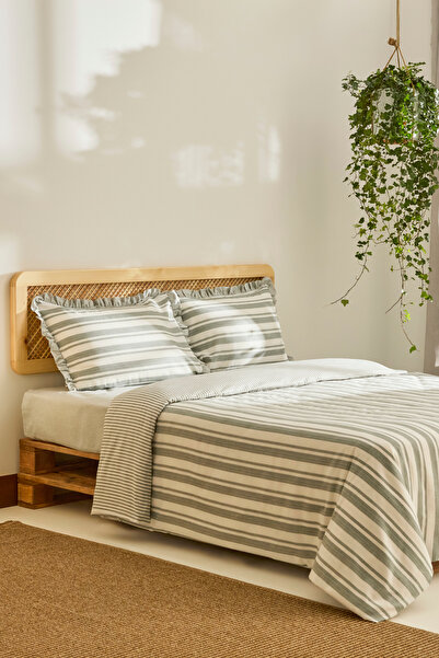 Kaşmir Home Set de lenjerie de pat dublu Thl Çağla