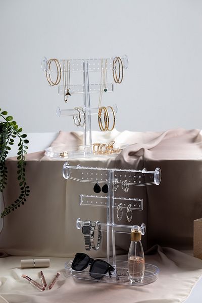 Nandy Home Βάση αξεσουάρ 2 τεμαχίων, οργάνωση κοσμημάτων, κολιέ, δαχτυλίδι, οργάνωση σκουλαρικιών