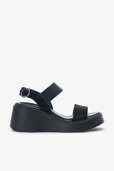 Louis Cardy Sandale Kelly Black din piele naturală pentru femei