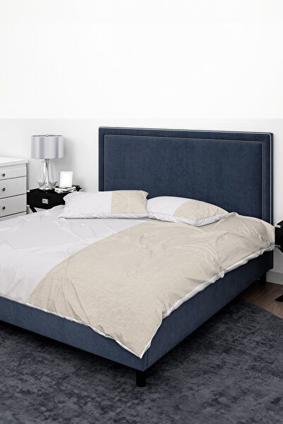 Koza Home Σετ παπλωματοθήκης 200x220 Pure Ecru Cream Handmade 4701