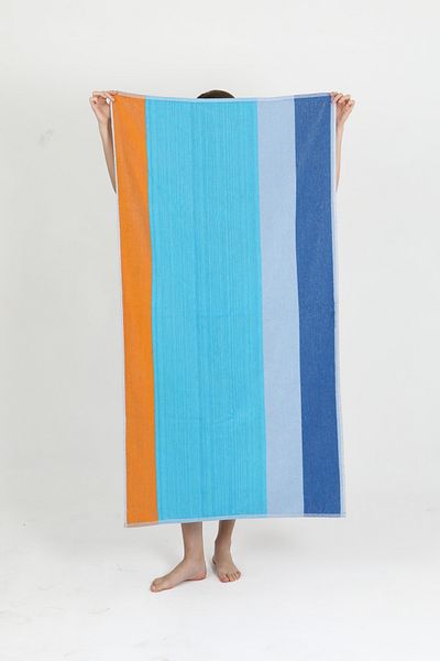 Homelover 100% bumbac Cosmic Sands Prosop de plajă bleumarin - Prosop de piscină - Prosop de plajă - 70x140cm