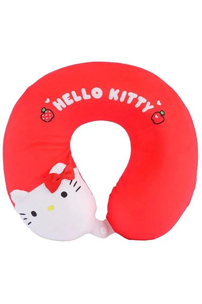 Miniso Hello Kitty Licensed Apple Collection Neck Pillow, Travel Pillow