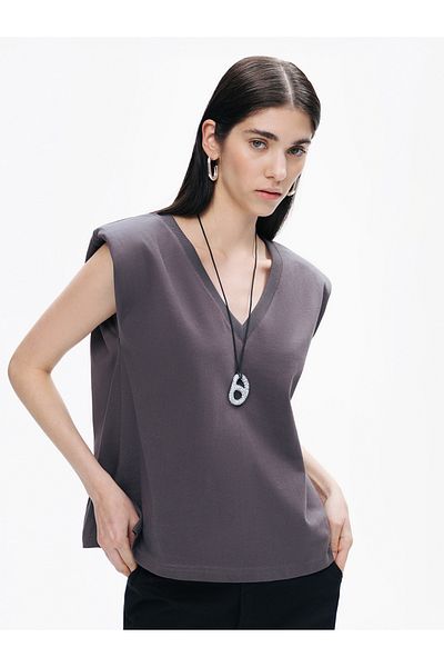 Nocturne V-Neck Padded T-Shirt