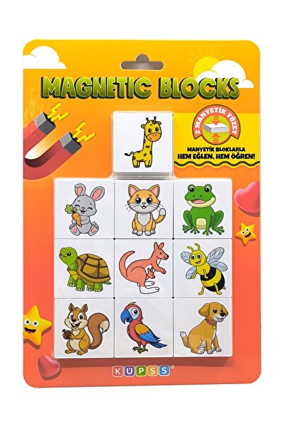 KÜPSS سلسلة حديقة الحيوان من Efe-1 / لعبة تعليمية مغناطيسية تحتوي على 20 شخصي...