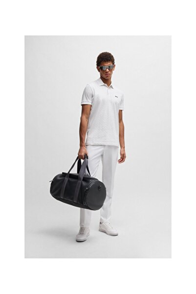 BOSS Suya dayanıklı esnek kumaşta slim-fit pantolon