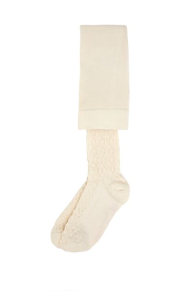 U.S. Polo Assn. Girl's Ecru Socks 50295796 -Vr019
