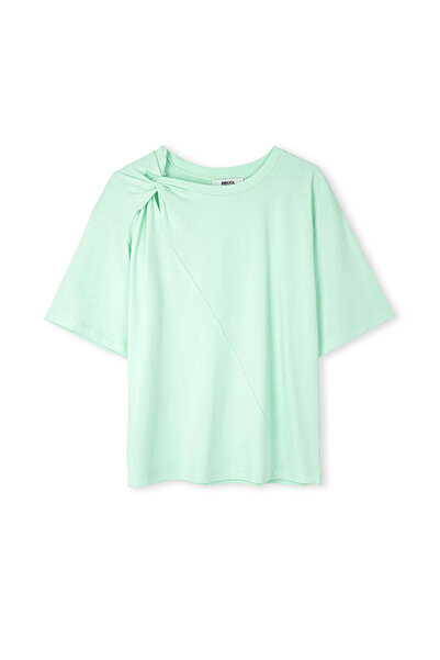 İpekyol Asymmetrical Twisted T-Shirt