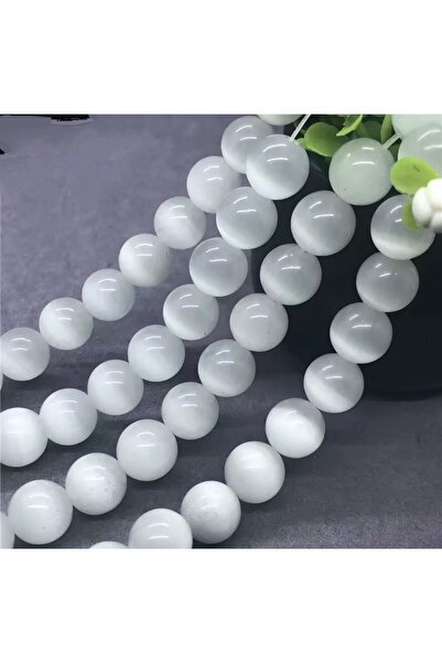 RLX BUJİTERİ Piatră naturală Ochi de pisică 8 mm 1 șuviță medie (49 buc.)