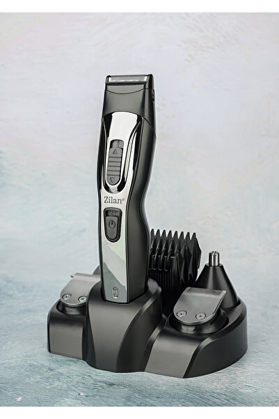 Zilan Zastřihovač vlasů 5 v 1, ZLN-3857, Dobíjecí baterie + Nabíjecí stojan