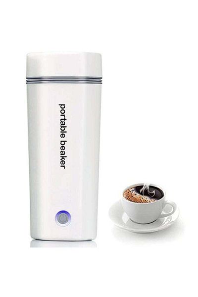 COOYA Electric Travel Kettle, Small Portable, 350ml, Stainless Steel, For Tea/Coffee/Baby Milk Powder