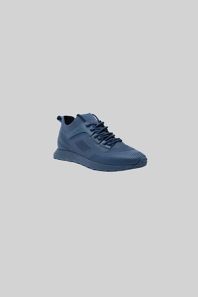 HUGO Men's Sneaker Navy Blue