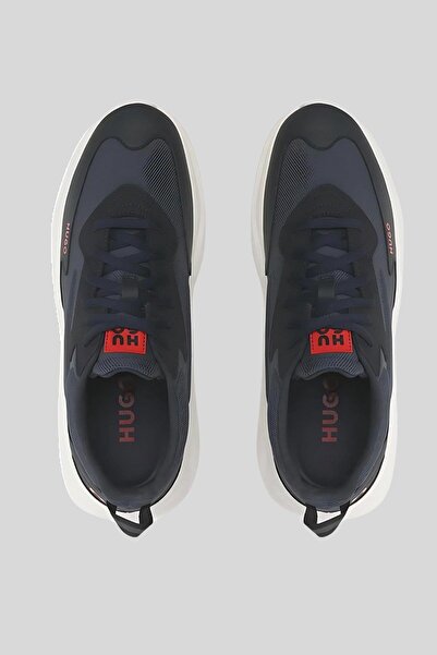 HUGO Erkek Leon Runn Sneaker Mavi