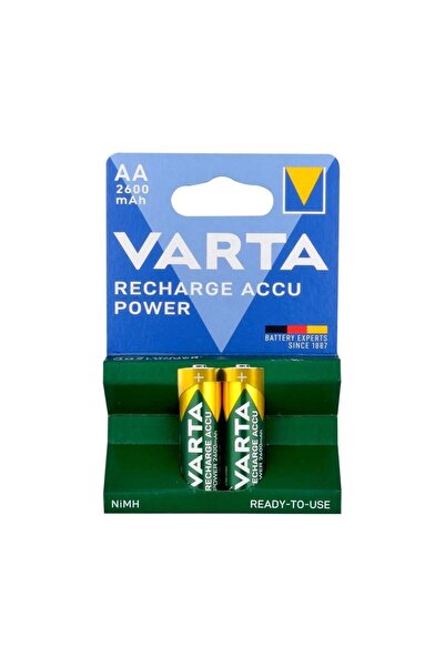 Varta Rechargeable Accu Ready 2 Use Aa 2600mah Kalem Pil Şarj Edilmiş Kullanı...