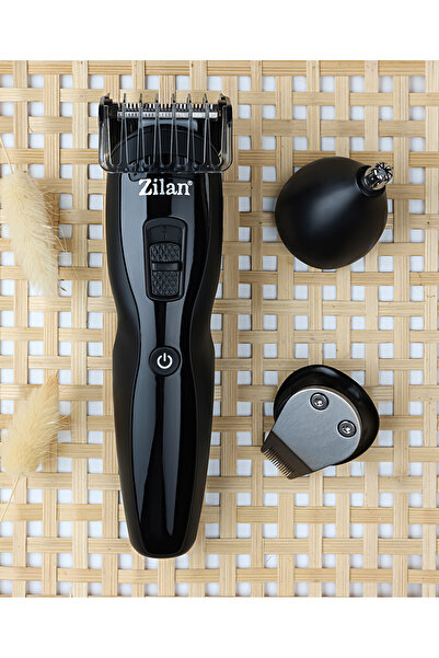 Zilan Zastřihovač 4 v 1 ZLN8719, nastavitelná hlavice 1 a 10 mm, nosní nástavec a dva zastřihovače