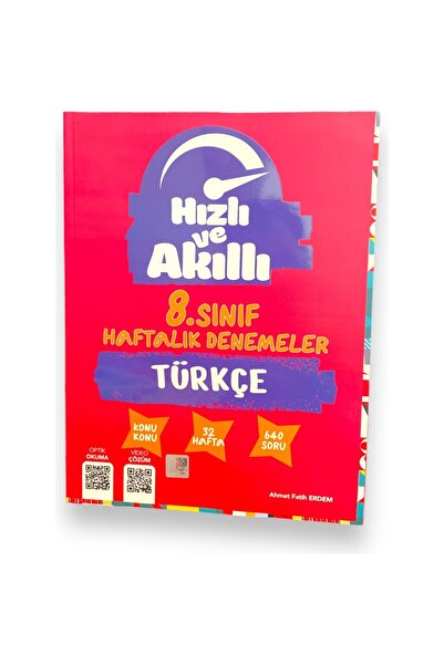 Tammat Yayıncılık Tammat Yayınları Hızlı ve Akıllı 8. Sınıf Türkçe Haftalık D...