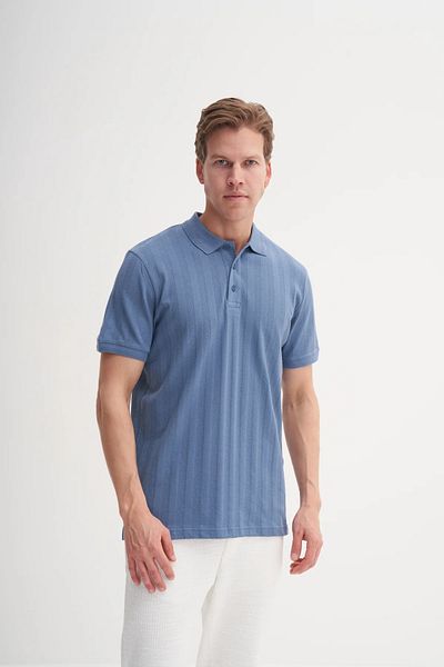 Cazador Μπλουζάκι με μοτίβο Polo Neck Regular Fit Cotton Line