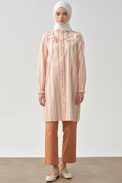 Tuğba Pensli Havuç Pantolon - Oranj