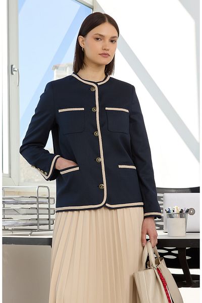 Fatma Atasoy Double Stone Pleated Skirt