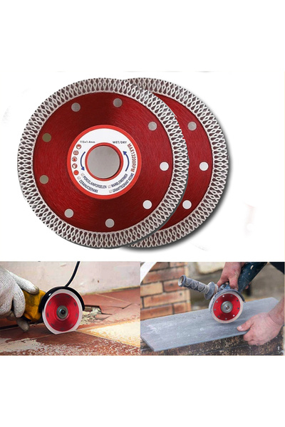 Keneth Tools 2 Adet  Turbo Hassas Kesim - Çapraz Dişli Elmas Testere Bıçağı -...