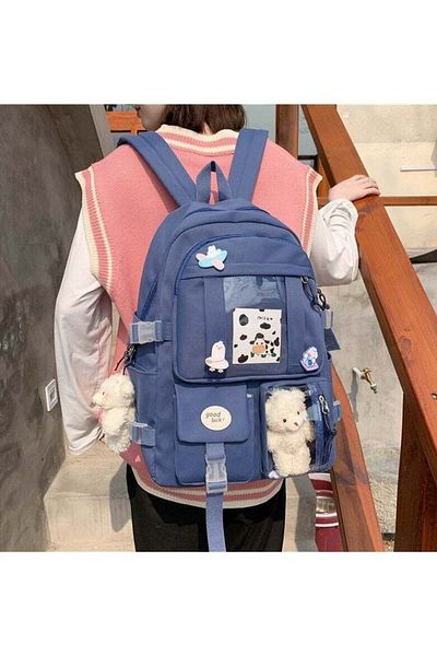 COOYA 3-6 Year Old Children's Shoulder Backpack,Boys and Girls' Waterproof Backpack,Blue