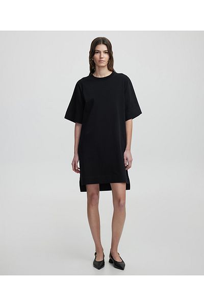 İpekyol Comfortable cut combed cotton dress
