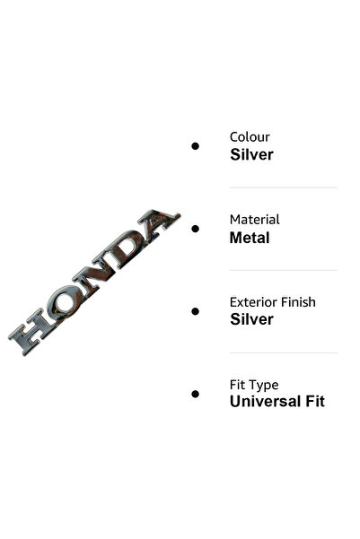 Generic Car Grille Emblem, Universal Car Emblem, Car front Grille Badge, Car Accessories (H0NDA)