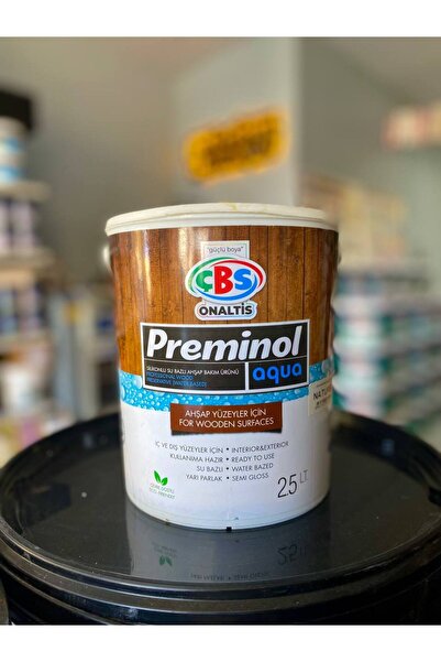 Çbs Çbs Preminol Aqua Su Bazlı Vernikli Silikonlu Ahşap Bakım Ürünü