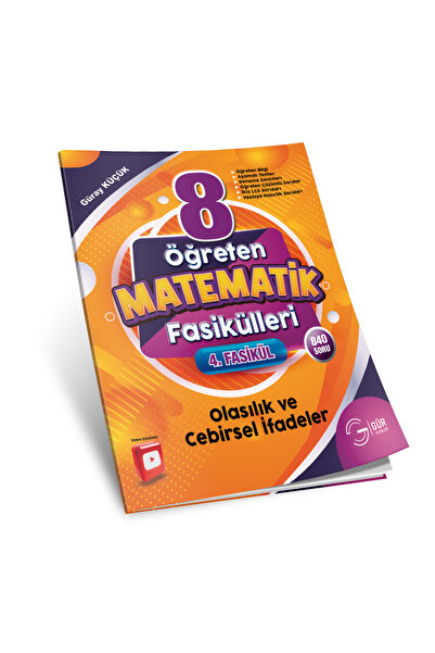 Gür Yayınları 8. SINIF ÖĞRETEN MATEMATİK FASİKÜLLERİ(OLASILIK VE CEBİRSEL İFA...