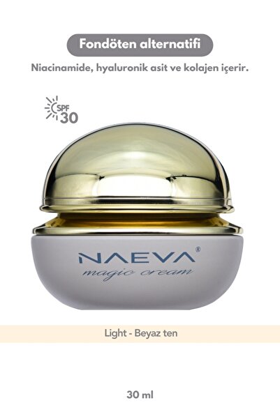 naeva Magic Cream Light - Fondöten alternatifi ve besleyici gündüz kremi SPF3...