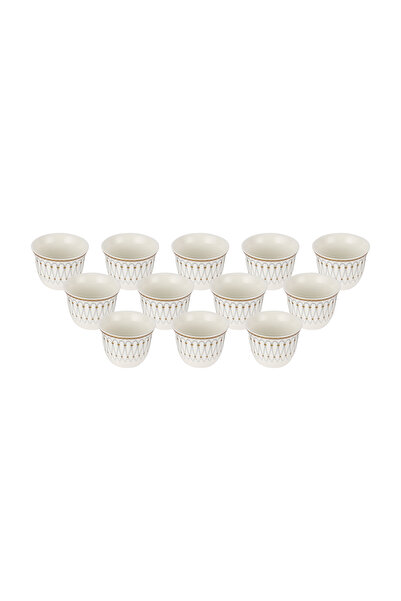 ROYALFORD 12pcs Bone China Cawa Cup Set RF12115