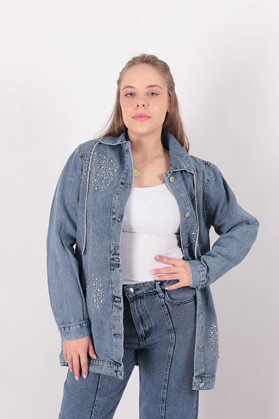 Aynaz 14558 Jachetă de jeans pentru femei