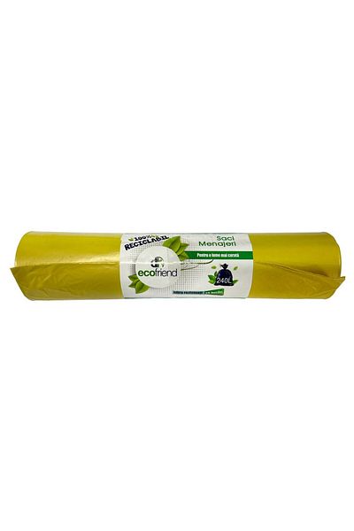 OEM Saci menaj 240 l (115 x 130) 30 microni 10 buc/rolă LDPE