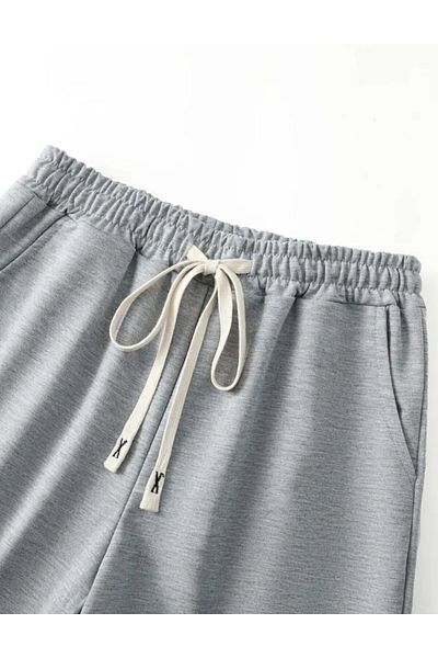 GERLAY δύο unisex μαύρο γκρι ίσιο παντελόνι