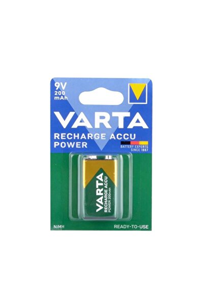 Varta Ready 2 Use 9v 200 Mah Şarj Edilebilir Pil