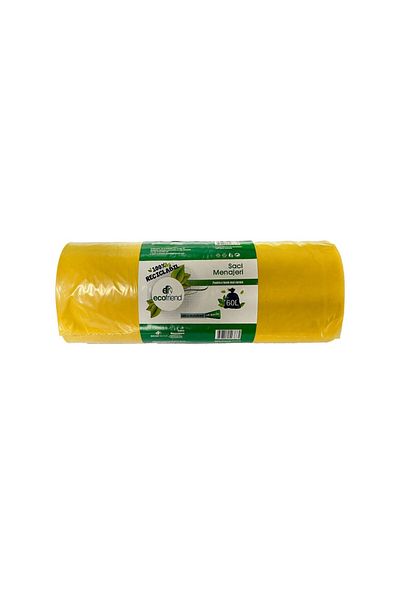 OEM Garbage bags 60 L (60 x 80) 24 microns 15 pcs/roll LDPE