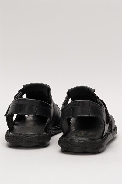 Liger Men's Genuine Leather Summer Lightweight Casual Shoes Black