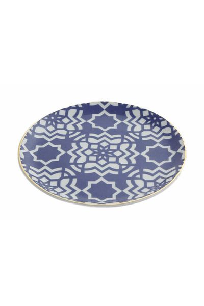 Porland Morocco Ds7 Purple Flat Plate 17 Cm