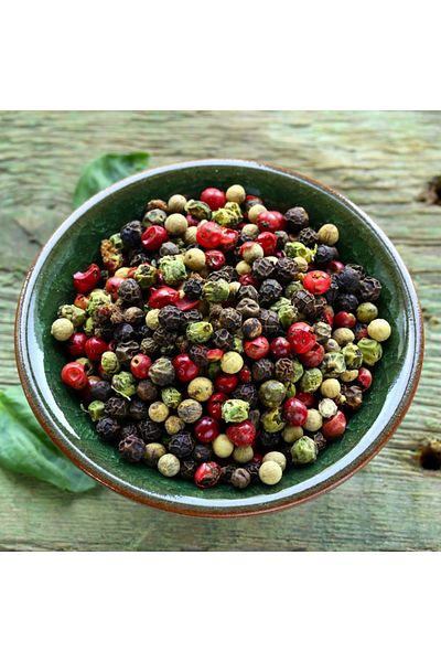 ANADOLU HASAT Colored Grain Black Pepper, 4 Coloured Black Pepper 100Gr (Produced, Ir Grain, No Additives)